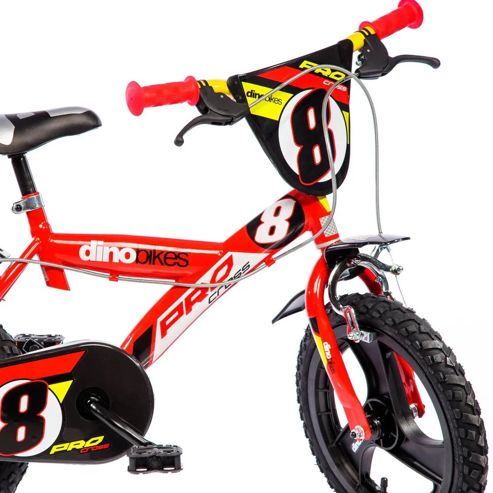 Dino Bikes Pro Cross 14´´ Fahrrad, Red, 4-6Y Dino Bikes Pro Cross 14´´ Fahrrad, Red, 4-6Y