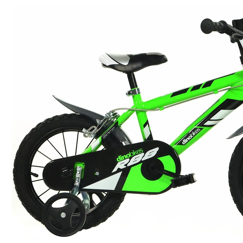 Dino Bikes R88 14´´ Fahrrad, Green, 4-6Y Dino Bikes R88 14´´ Fahrrad, Green, 4-6Y