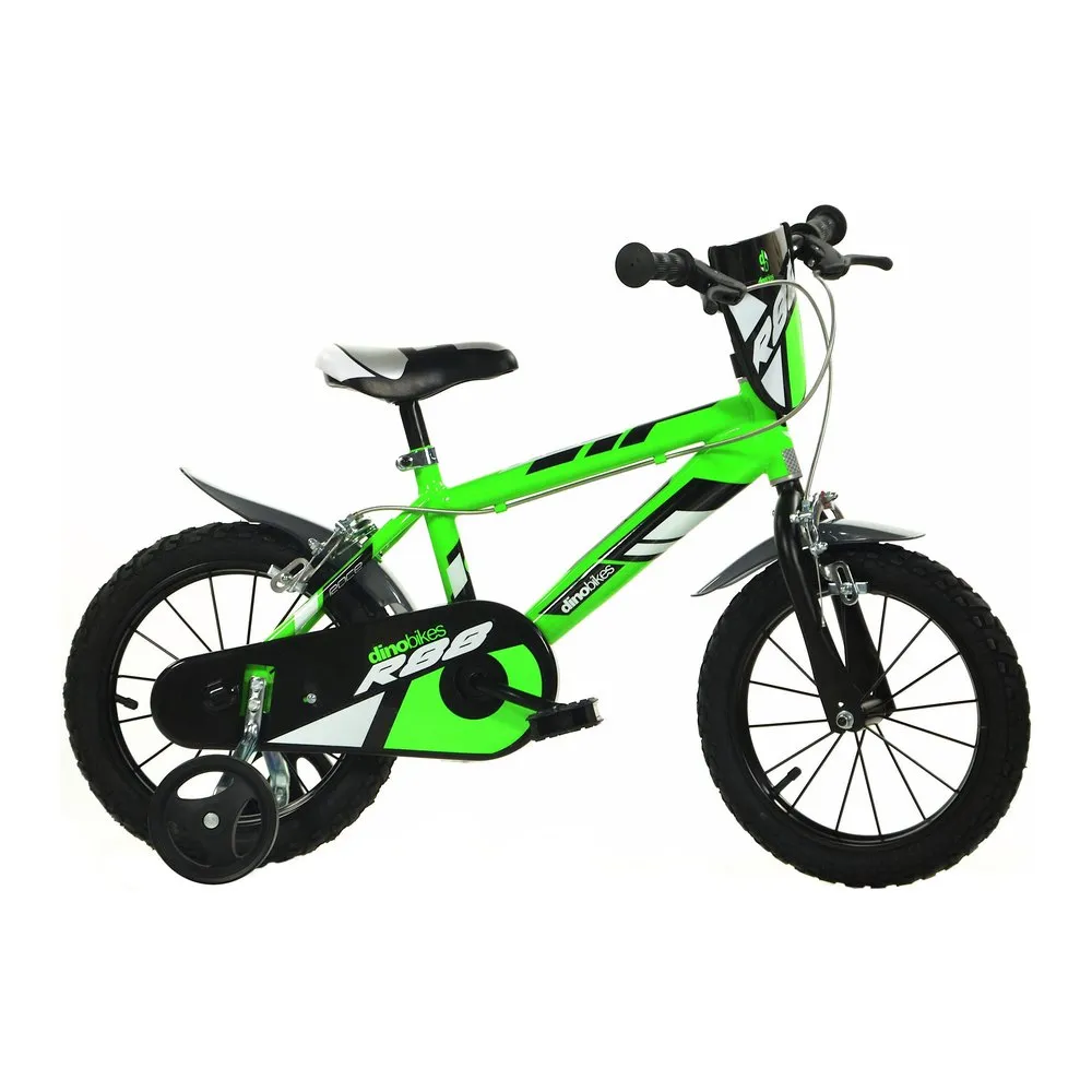 Dino Bikes R88 14´´ Fahrrad, Green, 4-6Y Dino Bikes R88 14´´ Fahrrad, Green, 4-6Y