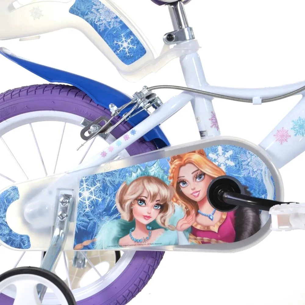 Dino Bikes Snow Queen 14´´ Fahrrad, Blue, 4-6Y Dino Bikes Snow Queen 14´´ Fahrrad, Blue, 4-6Y