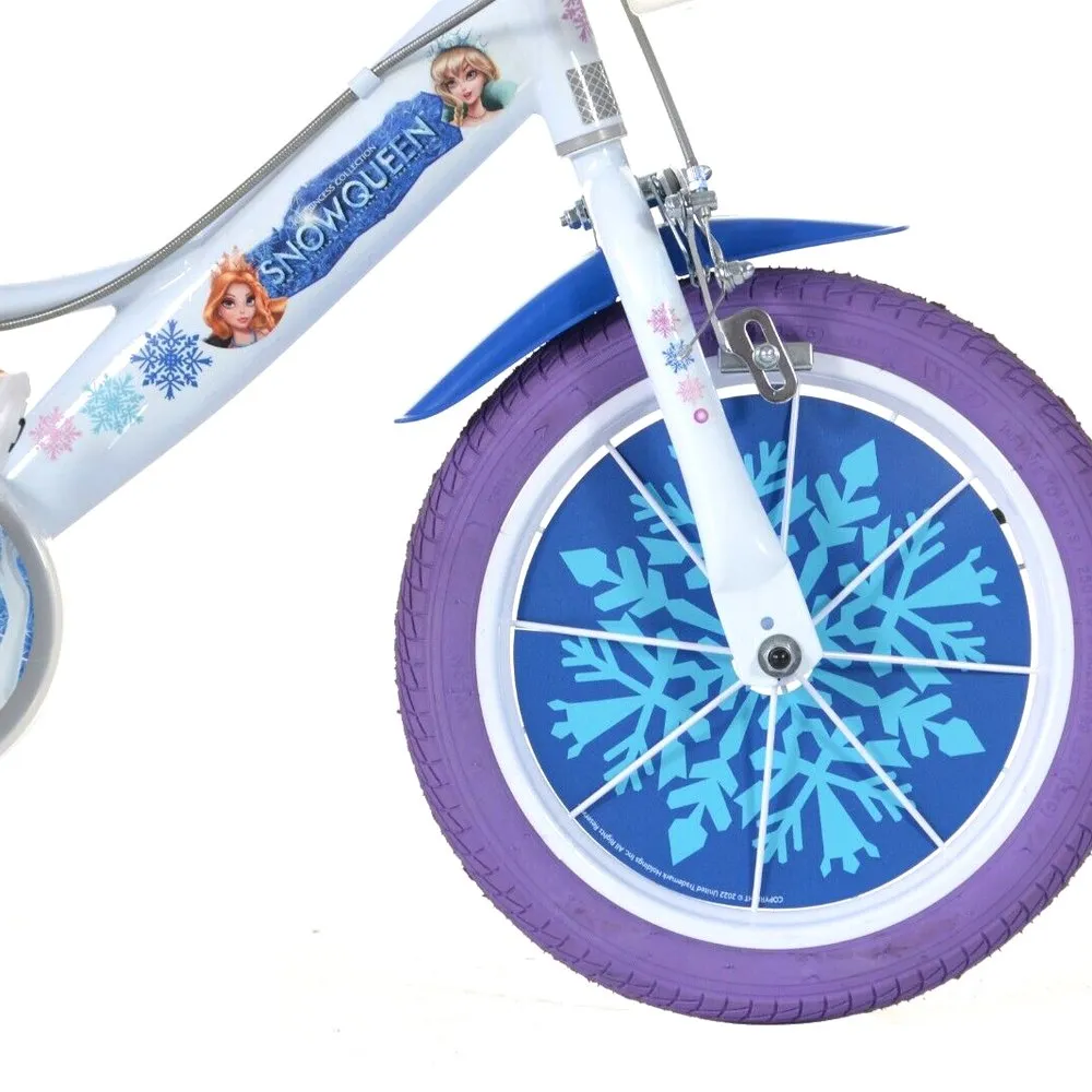 Dino Bikes Snow Queen 14´´ Fahrrad, Blue, 4-6Y Dino Bikes Snow Queen 14´´ Fahrrad, Blue, 4-6Y