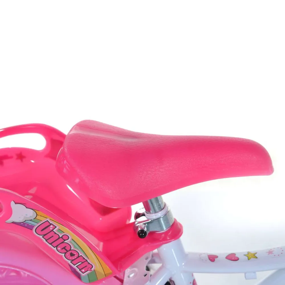 Dino Bikes Unicorn 12 Fahrrad, Pink, 3-5Y Dino Bikes Unicorn 12 Fahrrad, Pink, 3-5Y