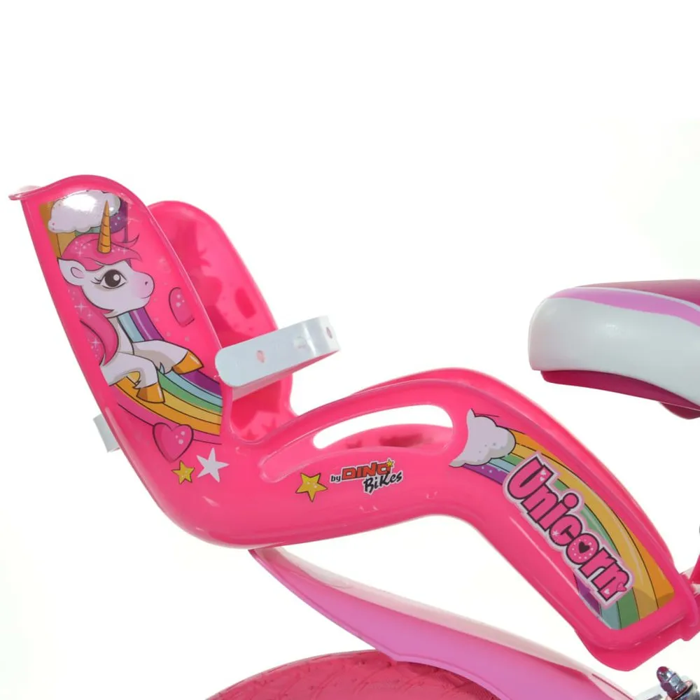 Dino Bikes Unicorn 14 Fahrrad, Pink, 4-7Y Dino Bikes Unicorn 14 Fahrrad, Pink, 4-7Y