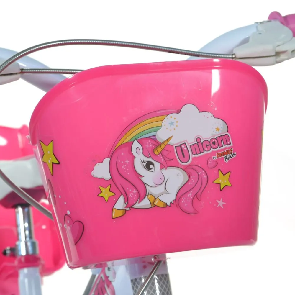 Dino Bikes Unicorn 14 Fahrrad, Pink, 4-7Y Dino Bikes Unicorn 14 Fahrrad, Pink, 4-7Y