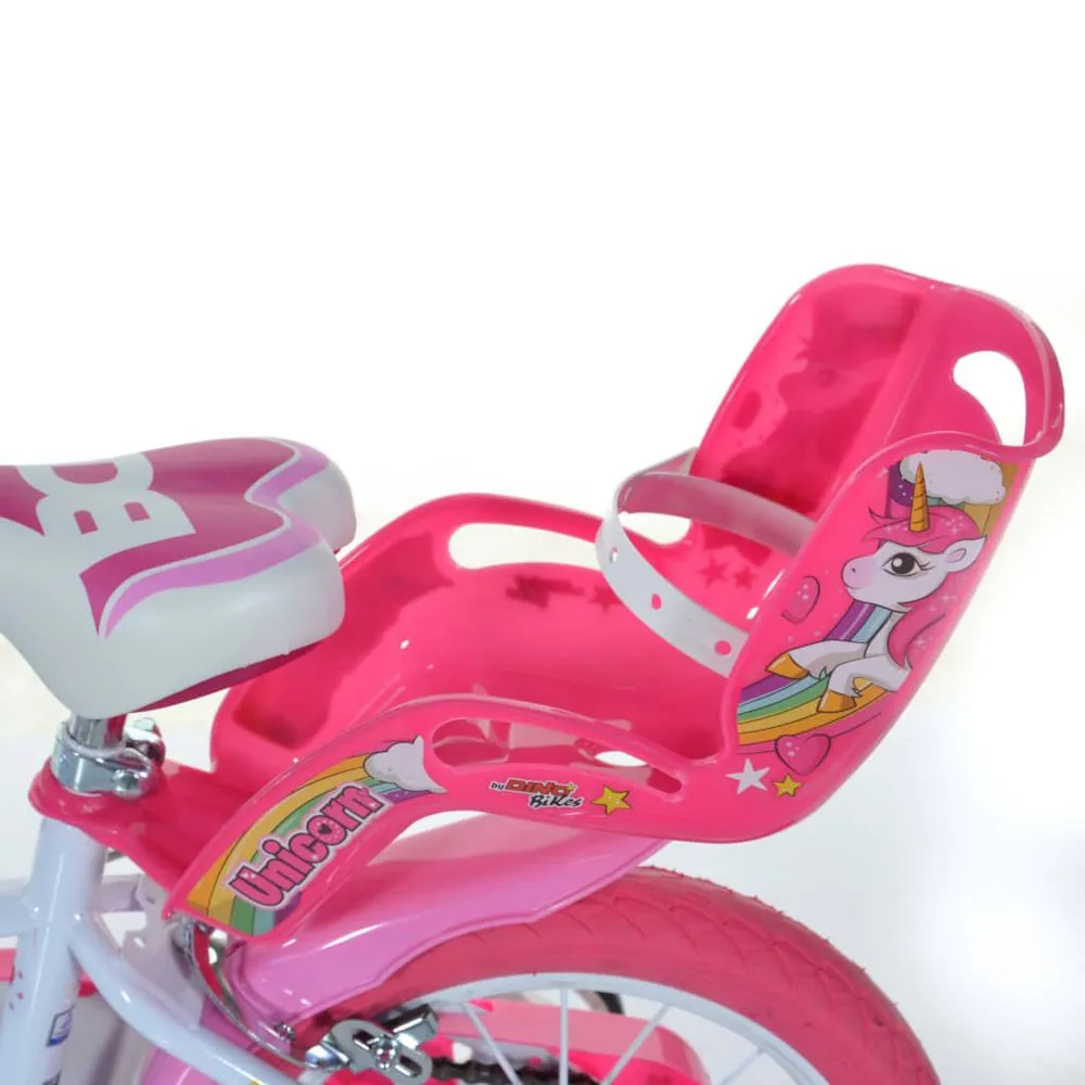 Dino Bikes Unicorn 14 Fahrrad, Pink, 4-7Y Dino Bikes Unicorn 14 Fahrrad, Pink, 4-7Y