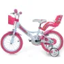 Dino Bikes Unicorn 16 Fahrrad Refurbished, Pink, 4-5Y