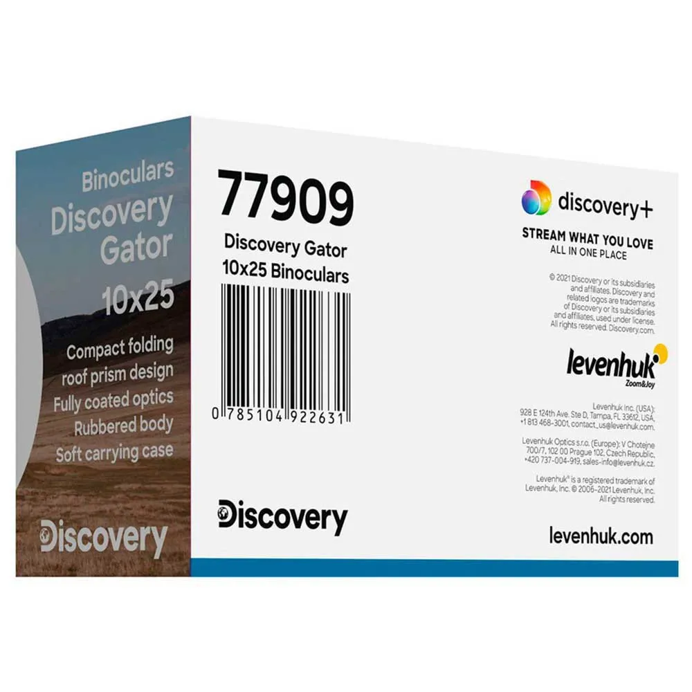 Discovery Gator 10x25 Fernglas, Blue / black, One Size Discovery Gator 10x25 Fernglas, Blue / black, One Size