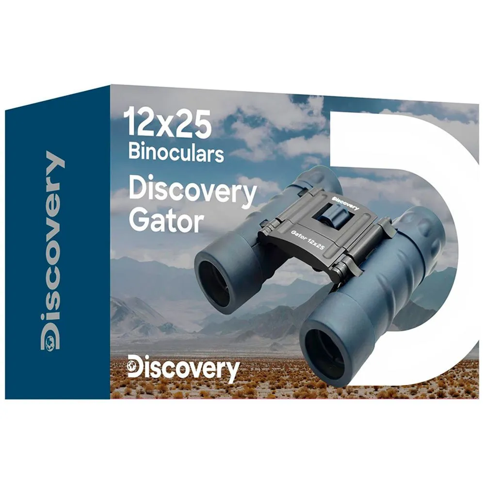 Discovery Gator 12x25 Fernglas, Black, One Size Discovery Gator 12x25 Fernglas, Black, One Size