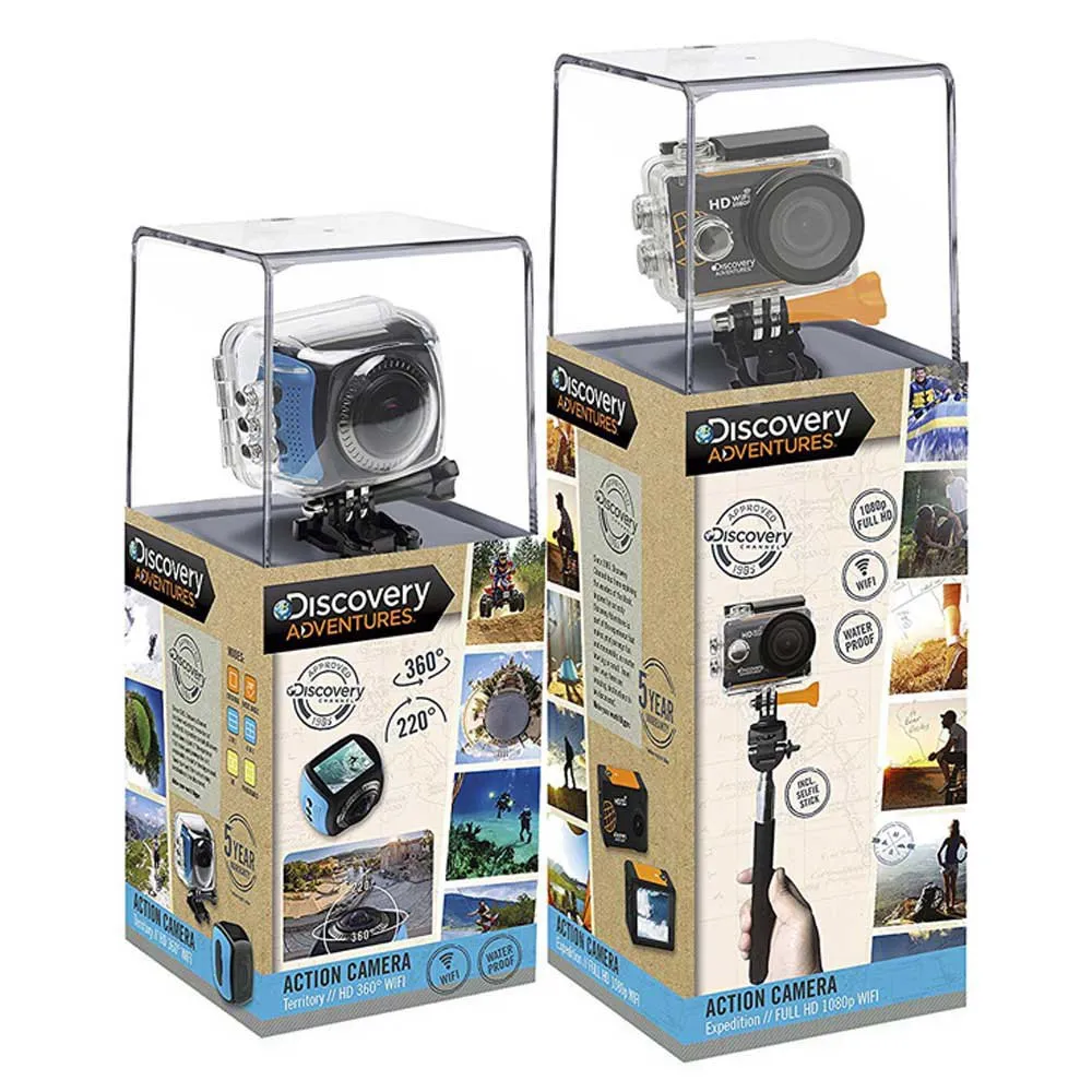 Discovery Sport 360º Action-kamera, Black, One Size, EU Plug 220V