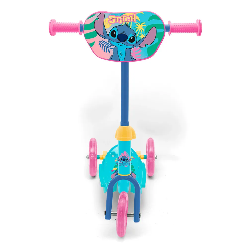 Disney 3 Wheels Baby Stitch Tretroller, Pink / blue, One Size