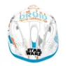 Disney Fahrradhelm mit Einstellrad Kindereinstellung Starwars V2 52-56 Unisex, weiß