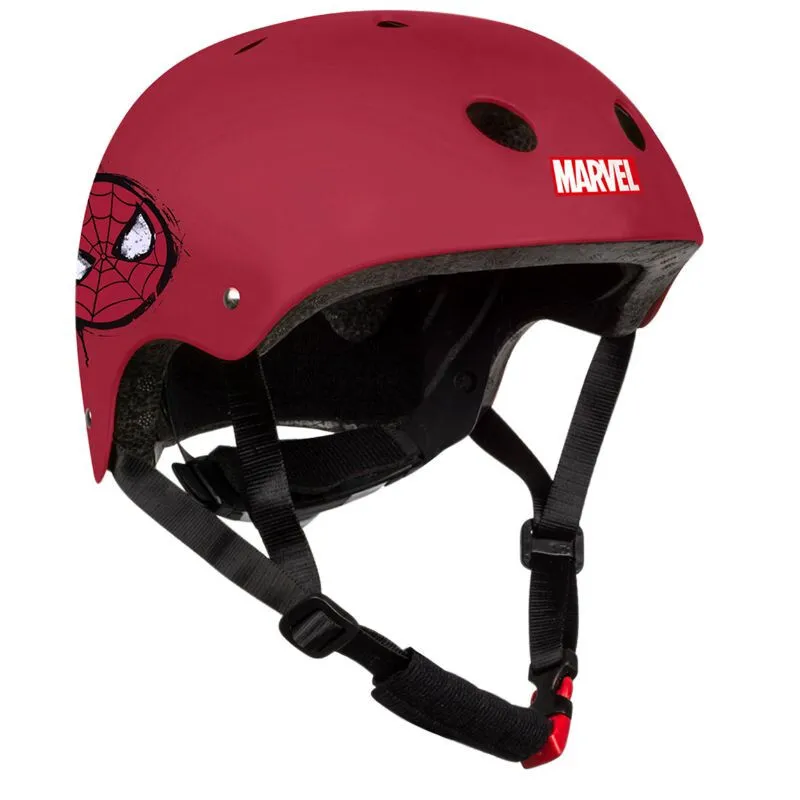 Disney Kindersicherheitshelm mit Drehregler Spiderman Unisex, rot Disney Kindersicherheitshelm mit Drehregler Spiderman Unisex, rot