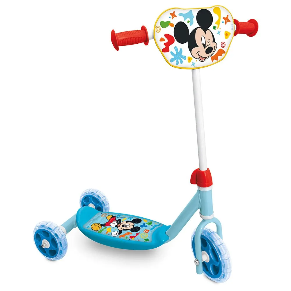 Disney Mickey Mouse 3 Wheels Tretroller, Multicolor, One Size Disney Mickey Mouse 3 Wheels Tretroller, Multicolor, One Size