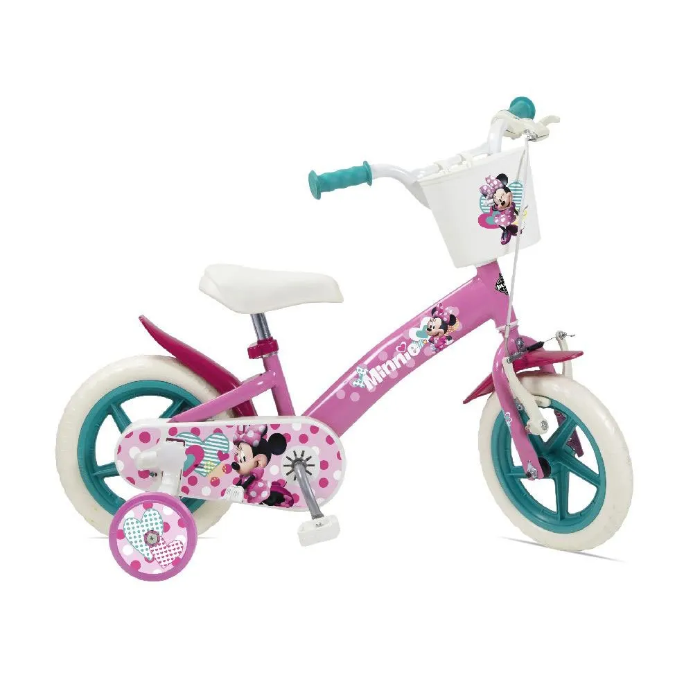 Disney Minnie 12´´ Fahrrad, Multicolor, One Size Disney Minnie 12´´ Fahrrad, Multicolor, One Size
