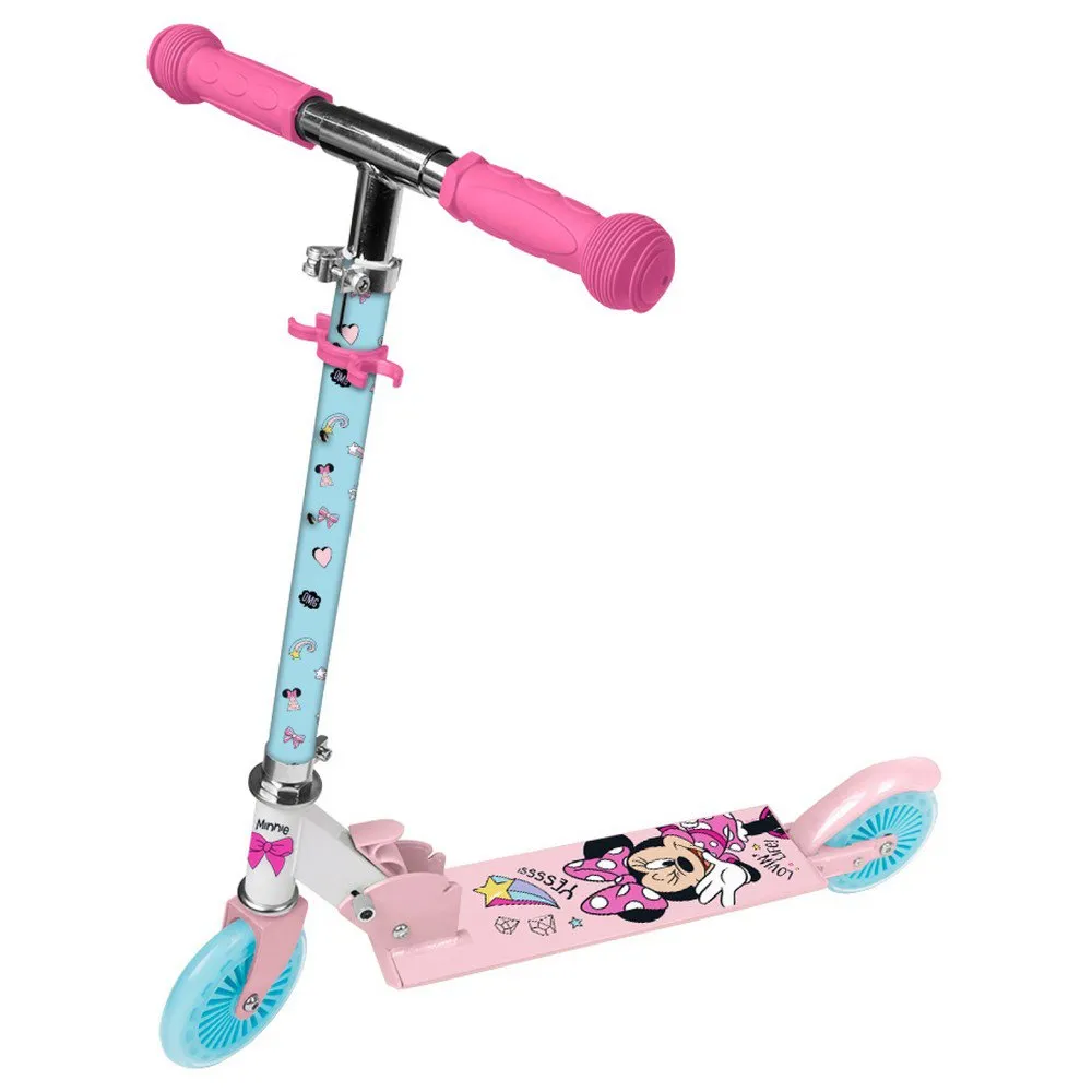 Disney Minnie Richiudibile 22 Tretroller, Pink / blue, One Size