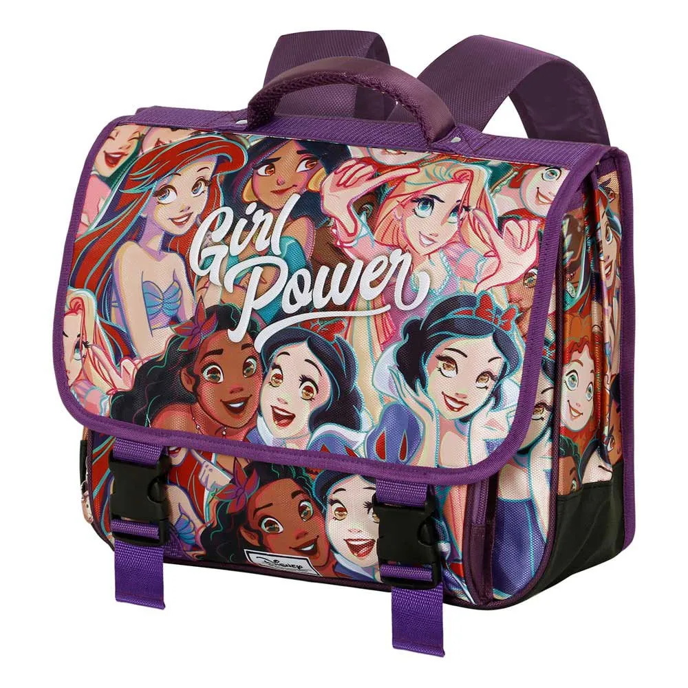 Disney Prinzessin Mädchen Power Cartable 2.0 Rucksack, Multicolor