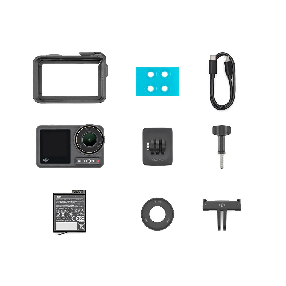 DJI Osmo 4 Standard Combo Action-kamera, One size, EU Plug 220V DJI Osmo 4 Standard Combo Action-kamera, One size, EU Plug 220V