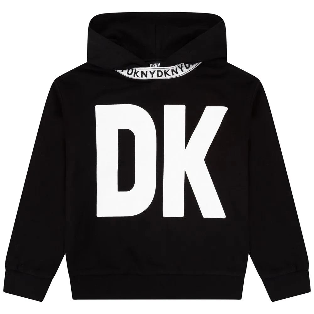 Dkny D25e03 Kapuzenpullover, Black, 10Y Dkny D25e03 Kapuzenpullover, Black, 10Y