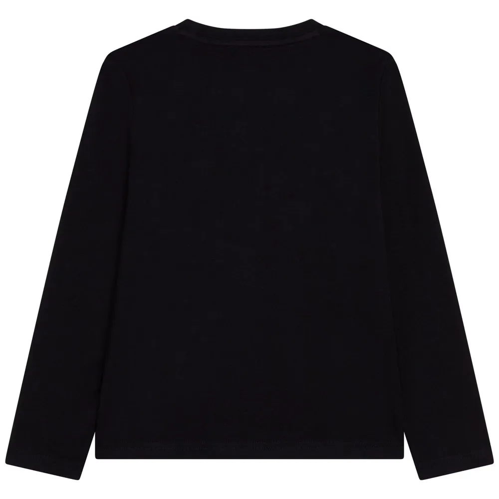 Dkny D25e21 Langarm-t-shirt, Black, 6Y