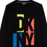 Dkny D25e21 Langarm-t-shirt, Black, 6Y