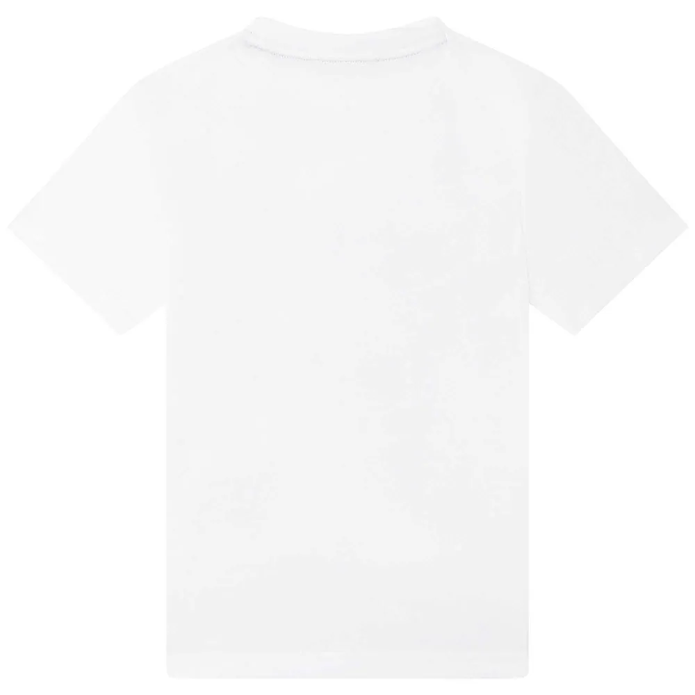 Dkny D25e48 Kurzarm-t-shirt, White, 10Y