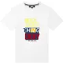 Dkny D25e48 Kurzarm-t-shirt, White, 10Y