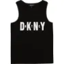 Dkny D35r21 ärmelloses T-shirt, Black, 8Y