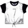 Dkny D35r74-016 Kurzarm-t-shirt, Grey, 8Y