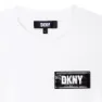 Dkny D35s30 Kurzarm-t-shirt, White, 12Y