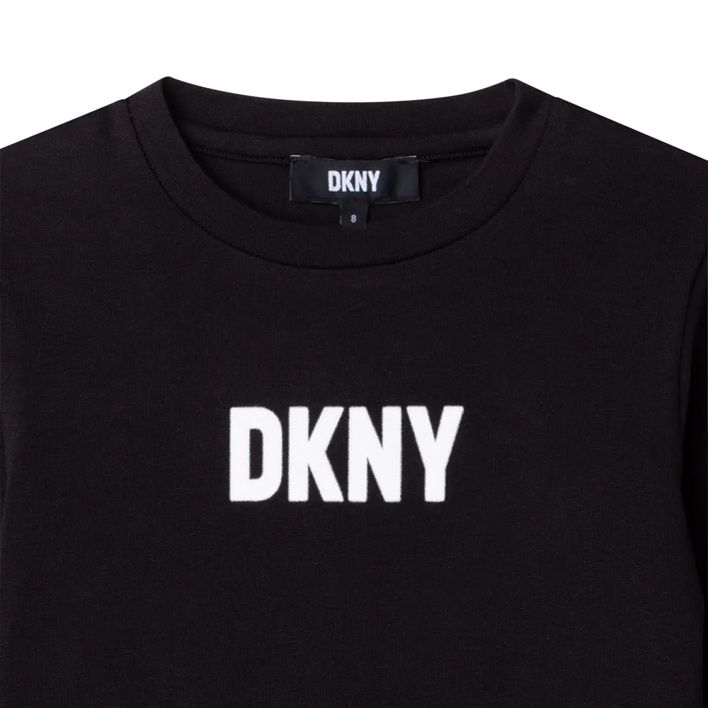 Dkny D35s32 Langarm-t-shirt, Black, 10Y Dkny D35s32 Langarm-t-shirt, Black, 10Y