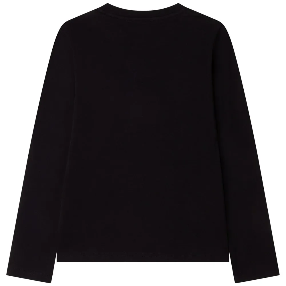 Dkny D35s32 Langarm-t-shirt, Black, 10Y Dkny D35s32 Langarm-t-shirt, Black, 10Y