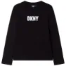 Dkny D35s32 Langarm-t-shirt, Black, 10Y