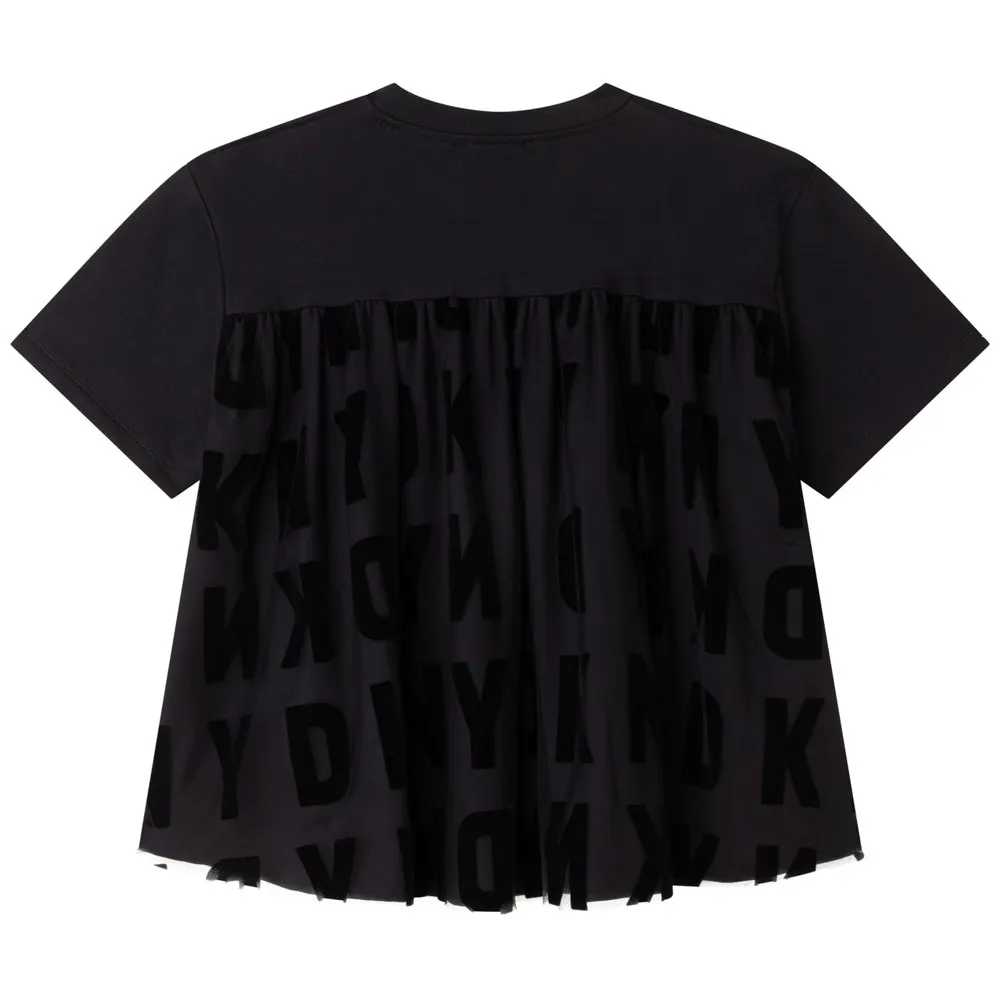 Dkny D35s43 Kurzarm-t-shirt, Black, 8Y Dkny D35s43 Kurzarm-t-shirt, Black, 8Y