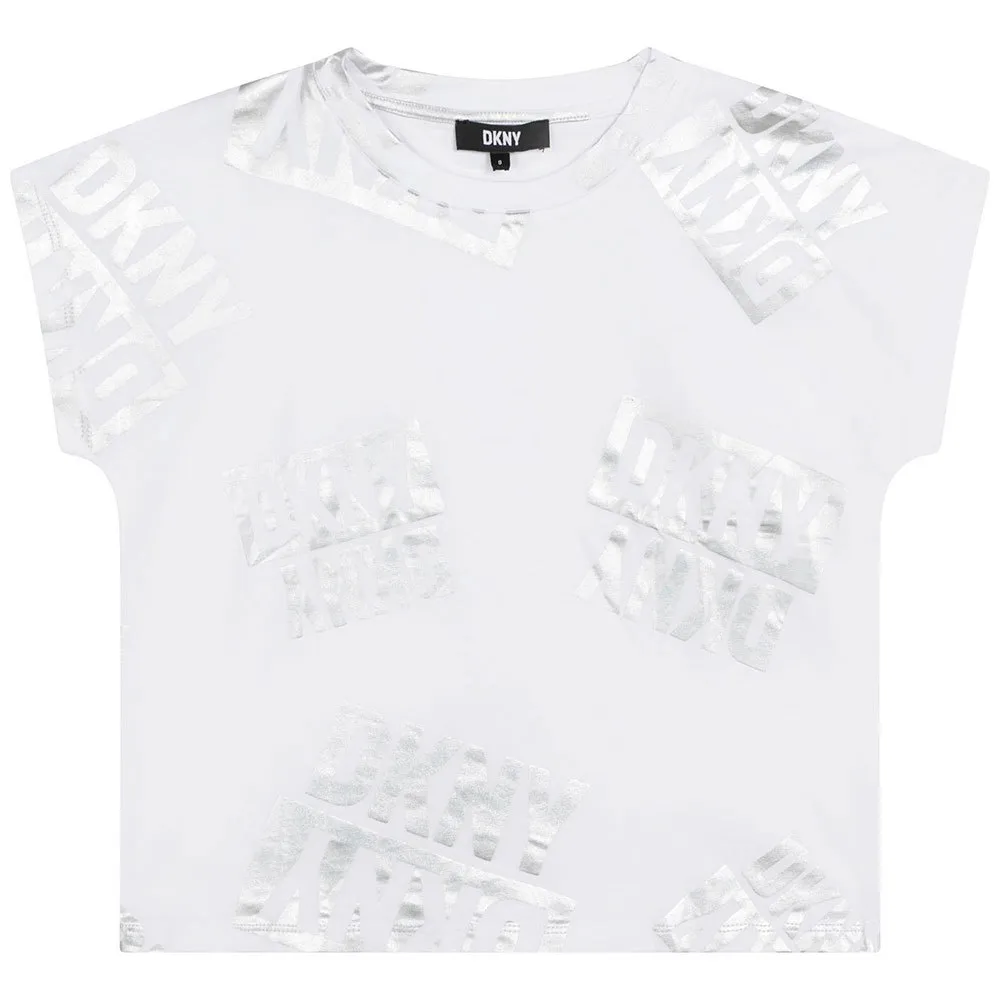 Dkny D35s77 Kurzarm-t-shirt, White, 16Y Dkny D35s77 Kurzarm-t-shirt, White, 16Y