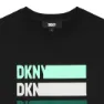 Dkny D60024 Kurzarm-t-shirt, Black, 10Y