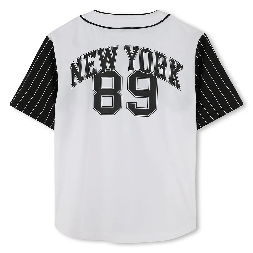 Dkny D62294 Kurzarmhemd, White, 4Y