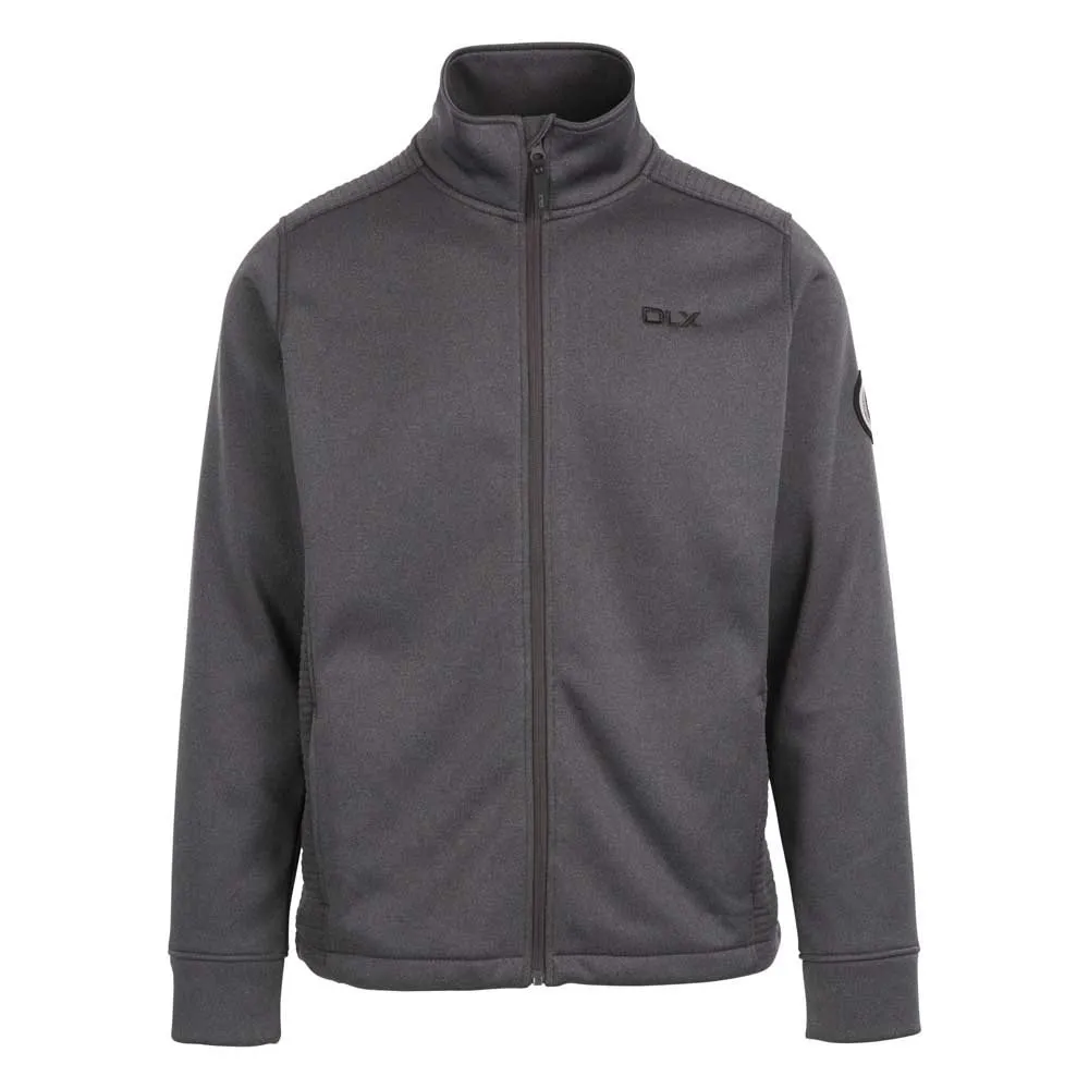 Dlx Angus Fleece Mit Durchgehendem Reißverschluss, Dark grey