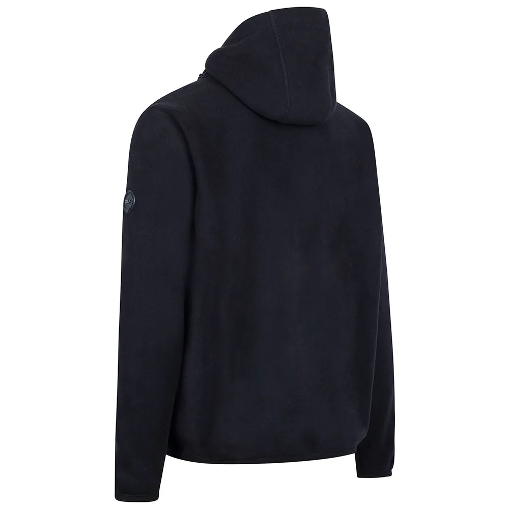 Dlx Eugene Fleece Mit Durchgehendem Reißverschluss, Black Dlx Eugene Fleece Mit Durchgehendem Reißverschluss, Black