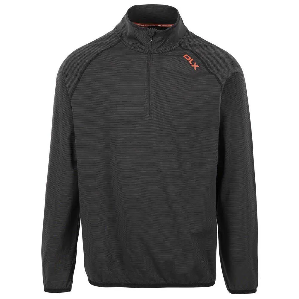 Dlx Hulton Fleece Mit Halbem Reißverschluss, Black