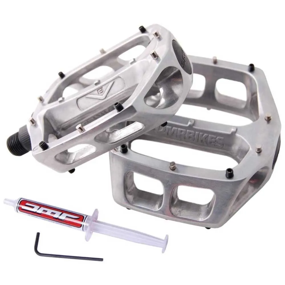 DMR V8 Classic Flat Pedale, Polished silver, One Size DMR V8 Classic Flat Pedale, Polished silver, One Size