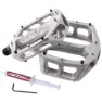 DMR V8 Classic Flat Pedale, Polished silver, One Size