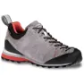 Pewter grey / coral red
