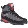 Pewter grey / fiery red