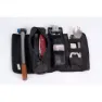 Dom Monkii Wedge V Gepäckträgertasche, Black, One Size