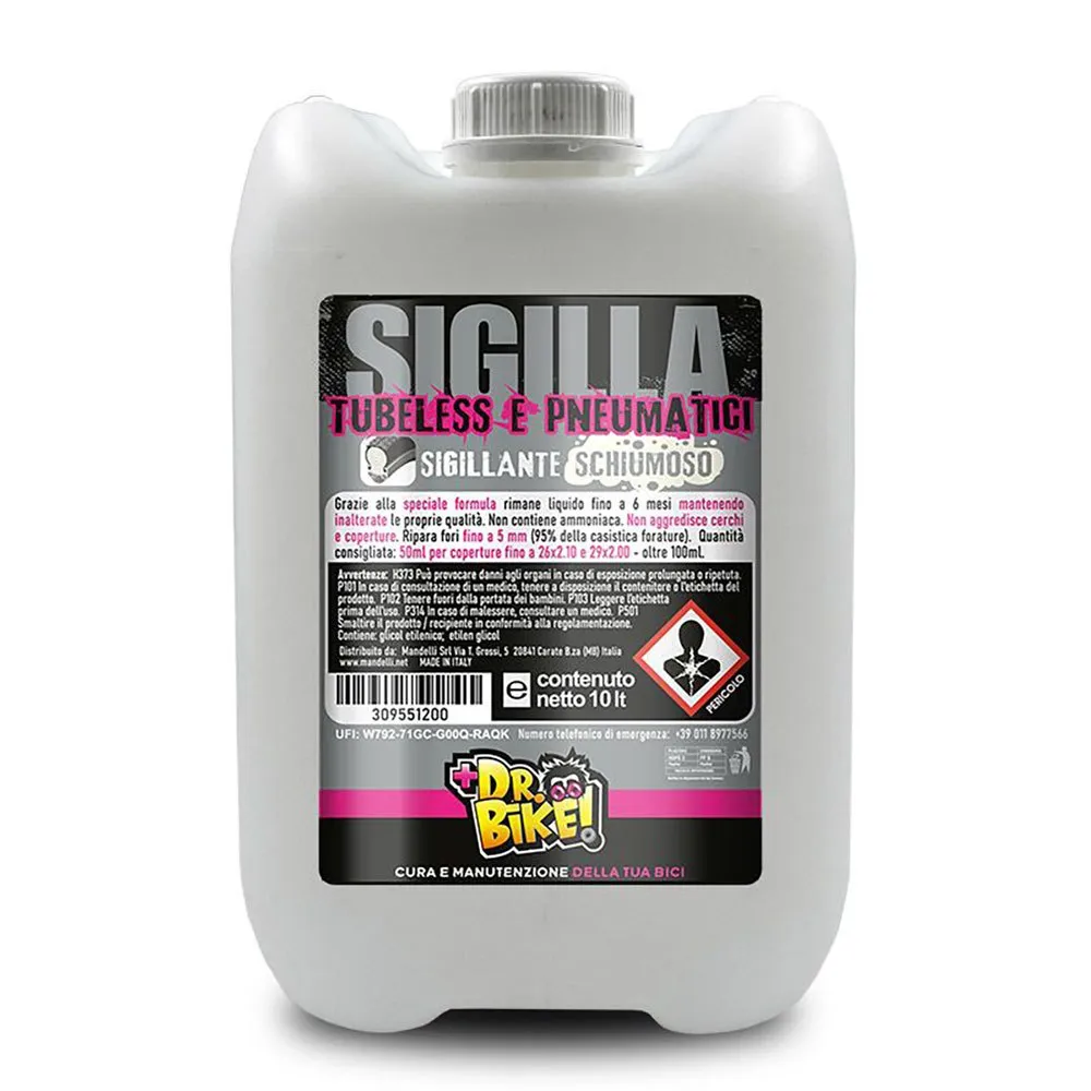 Dr Bike Ciclo Foam Tubeless Dichtmittel 10l, Multicolor, One Size Dr Bike Ciclo Foam Tubeless Dichtmittel 10l, Multicolor, One Size