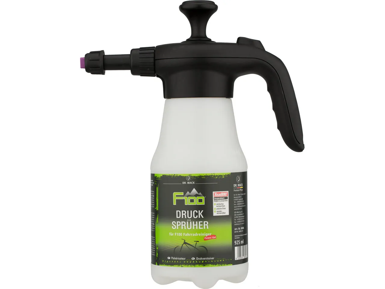 Dr. Wack F100 Drucksprüher leer, Weiß-schwarz, 925ml