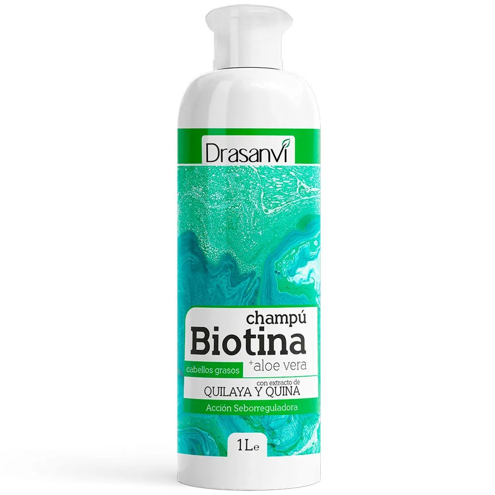 Drasanvi Shampoo Für Fettiges Haar Mit Biotin Und Aloe Vera 1l, Multicolour, One Size Drasanvi Shampoo Für Fettiges Haar Mit Biotin Und Aloe Vera 1l, Multicolour, One Size