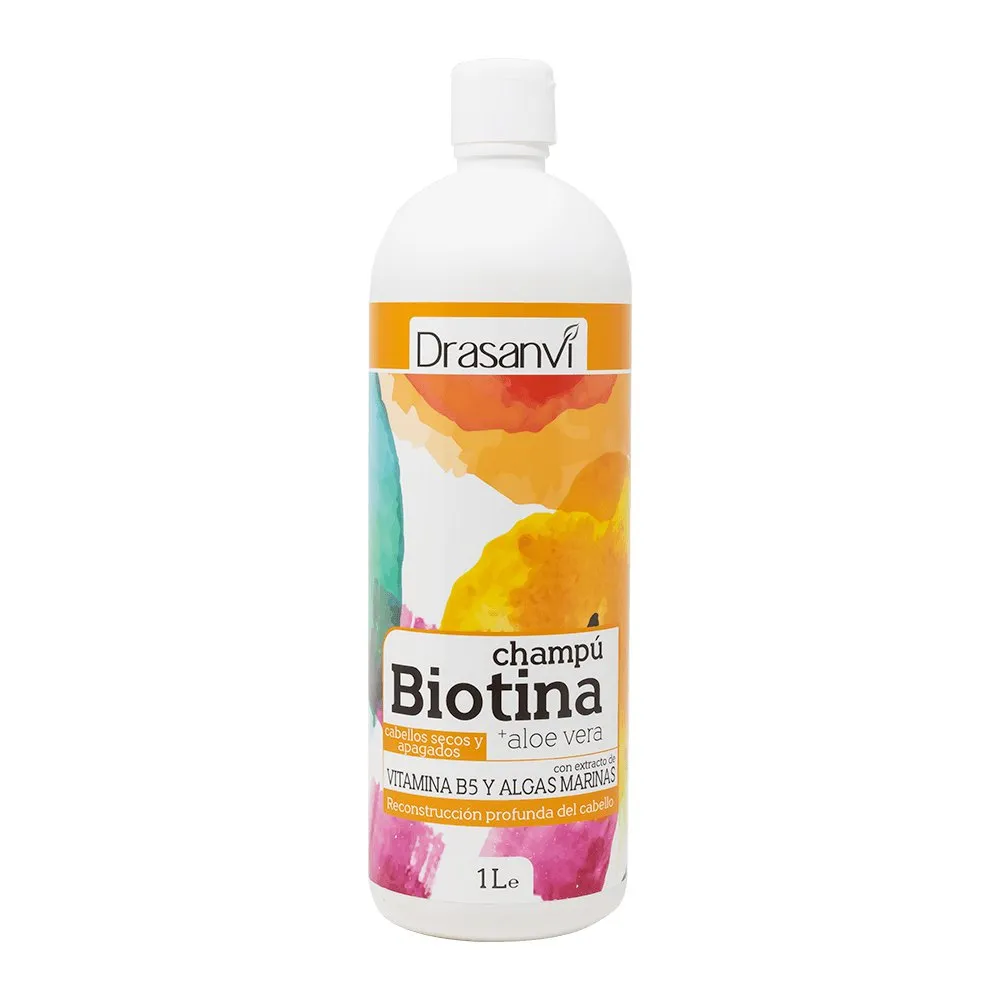 Drasanvi Shampoo Mit Biotin Und Aloe Vera Für Trockenes Haar 1l, Multicolour, One Size Drasanvi Shampoo Mit Biotin Und Aloe Vera Für Trockenes Haar 1l, Multicolour, One Size