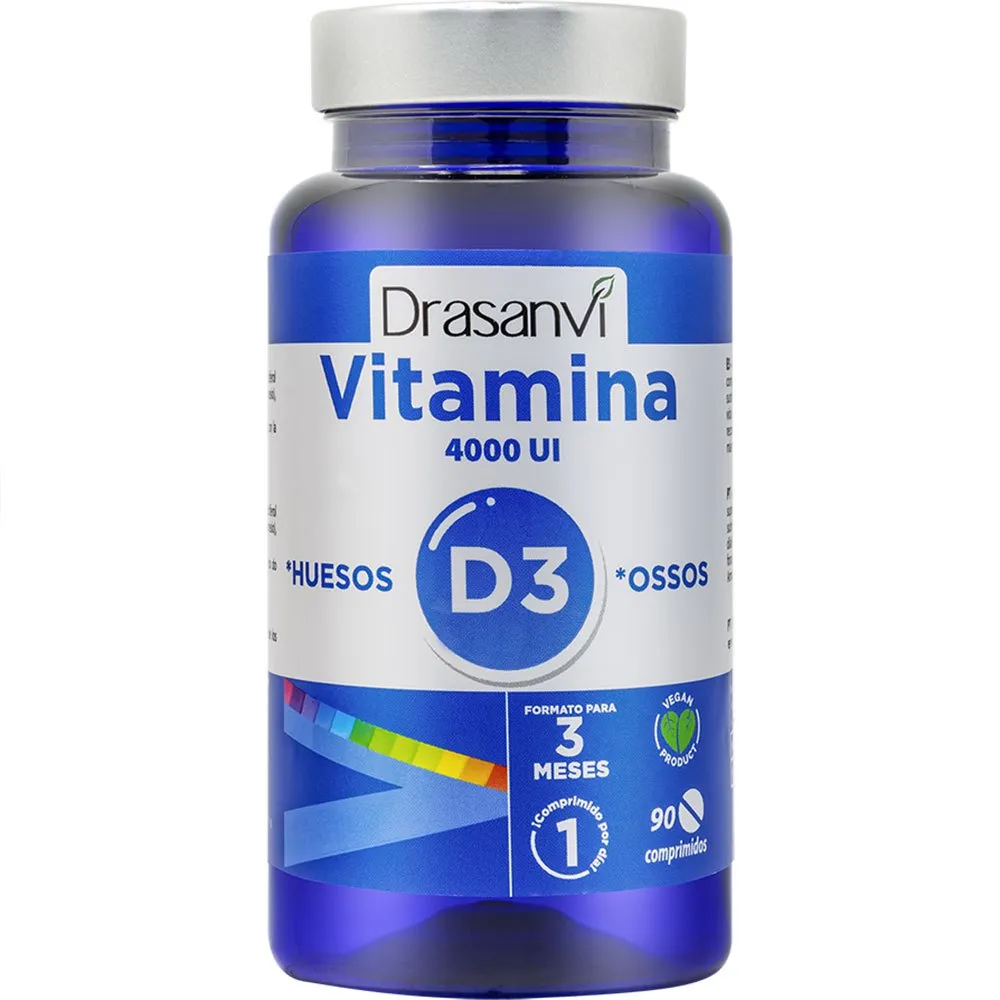 Drasanvi Vitamin D3 4000ui Tabletten 90 Einheiten, Multicolour, One Size Drasanvi Vitamin D3 4000ui Tabletten 90 Einheiten, Multicolour, One Size