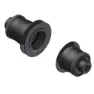 DT Swiss 135.0/qr Micro Spline Shimano Hinterradnabenadapter, Black, One Size